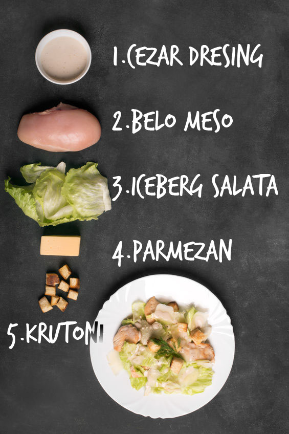  Cezar salata – obrok za maštovite